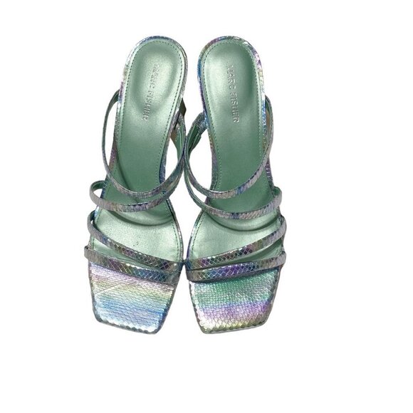 MARC FISHER KRISTIN SANDAL LIGHT GREEN - Picture 9 of 11